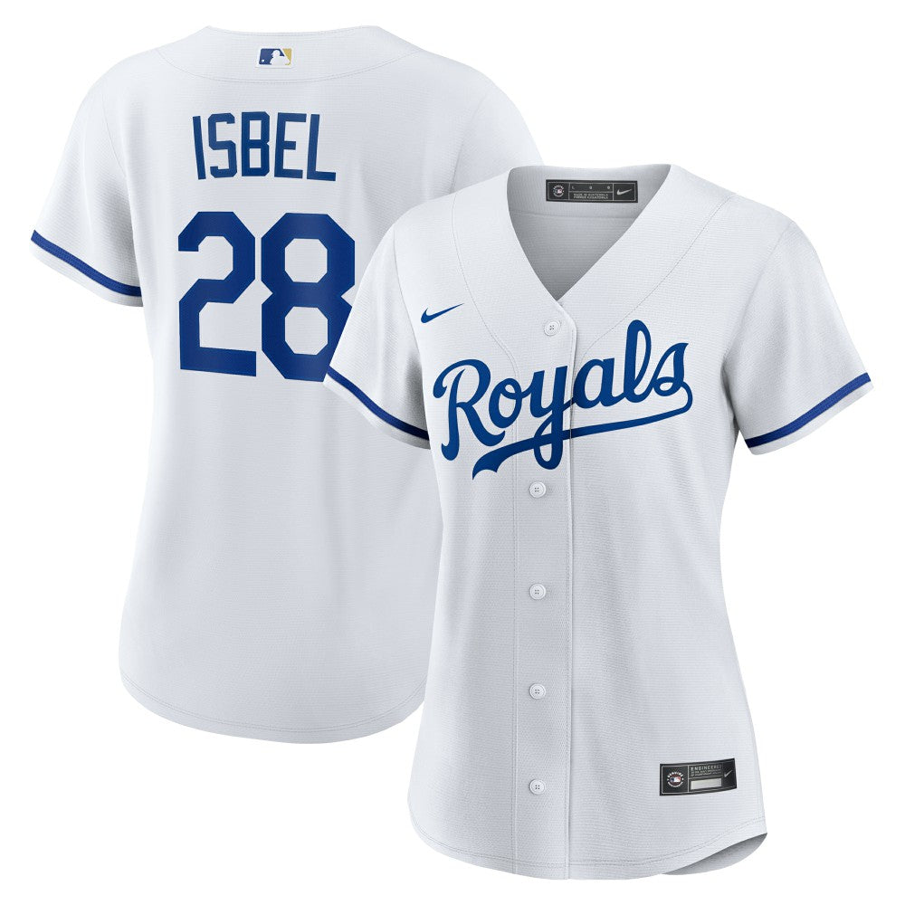 Kyle Isbel Kansas City Royals Women's Home Replica Jersey - White | Nike