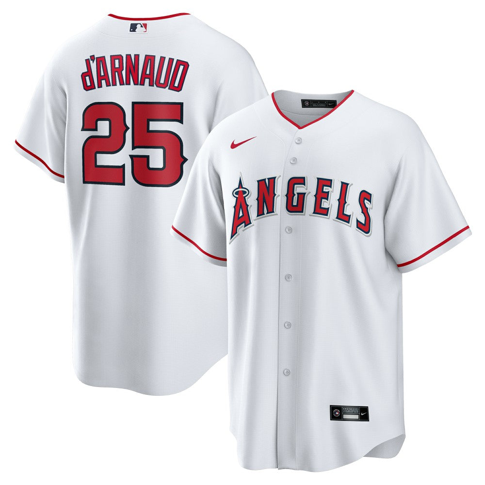 Travis d'Arnaud Los Angeles Angels Home Replica Jersey - White | Nike