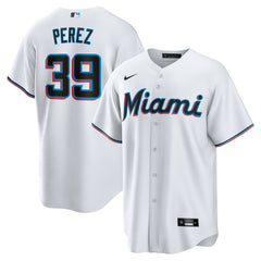 Eury Perez Miami Marlins Home Replica Jersey - White | Nike