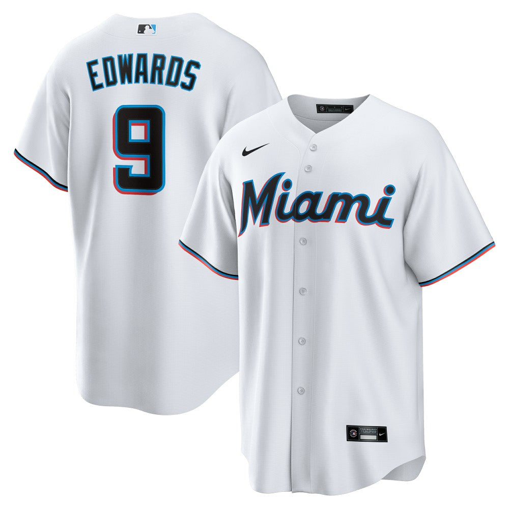 Xavier Edwards Miami Marlins Home Replica Jersey - White | Nike