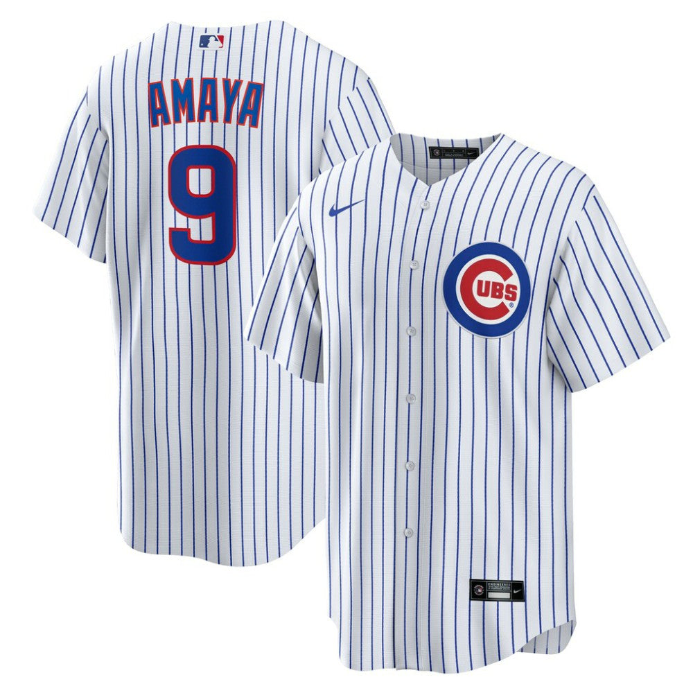 Miguel Amaya Chicago Cubs Home Replica Jersey - White | Nike