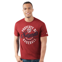 Washington Nationals Starter Prime Time Property Of T-Shirt - Red