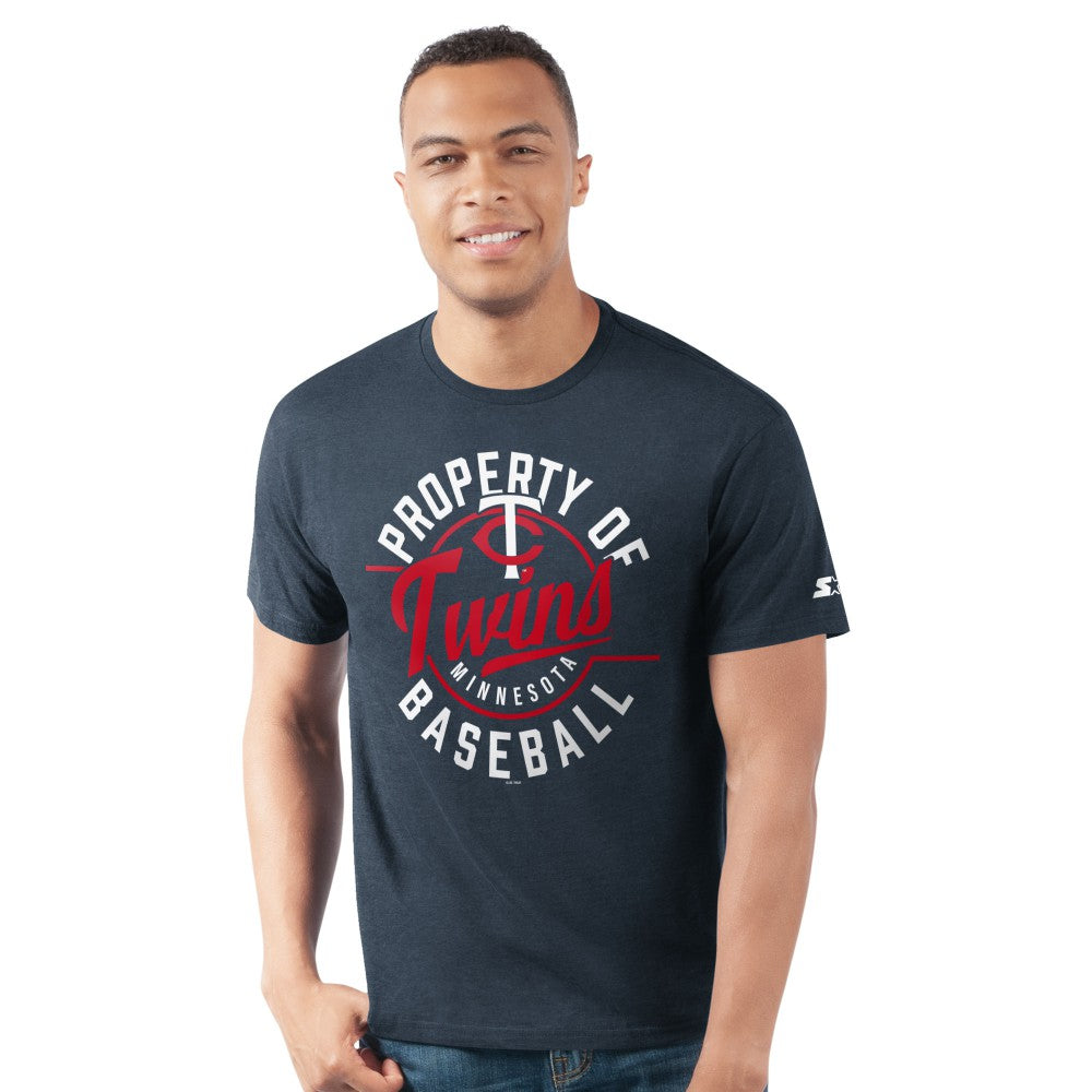 Minnesota Twins Starter Prime Time Property Of T-Shirt - Navy