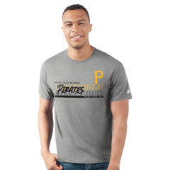 Pittsburgh Pirates Starter Prime Time Team T-Shirt - Heather Gray