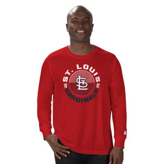 St. Louis Cardinals Starter Halftime Long Sleeve T-Shirt - Red