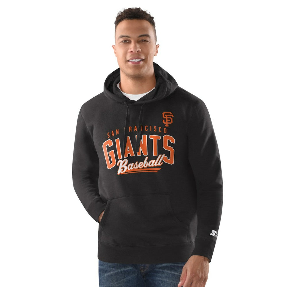 San Francisco Giants Starter Classic Pullover Hoodie - Black