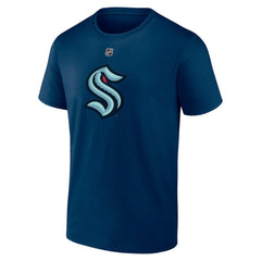 Kaapo Kakko Seattle Kraken Fanatics Authentic Stack Name & Number T-Shirt