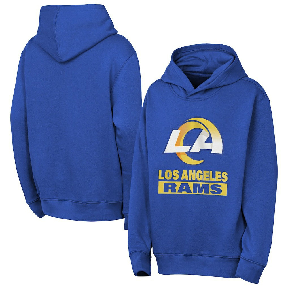NFL Los Angeles Rams Outerstuff Youth Back to Basics Hoodie