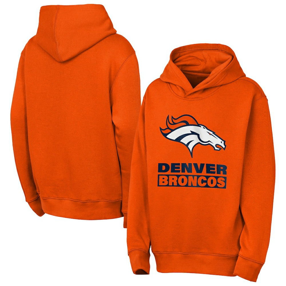 NFL Denver Broncos Outerstuff Youth Back to Basics Hoodie