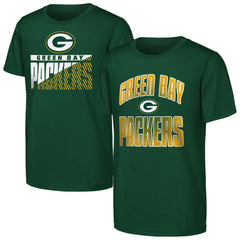 NFL Green Bay Packers Outerstuff Youth Never Quit 2-Pack T-Shirt Set