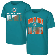 NFL Miami Dolphins Outerstuff Youth Never Quit 2-Pack T-Shirt Set