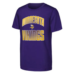 NFL Minnesota Vikings Outerstuff Youth Never Quit 2-Pack T-Shirt Set