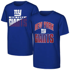 NFL New York Giants Outerstuff Youth Never Quit 2-Pack T-Shirt Set