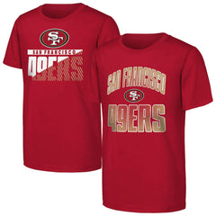 NFL San Francisco 49ers Outerstuff Youth Never Quit 2-Pack T-Shirt Set