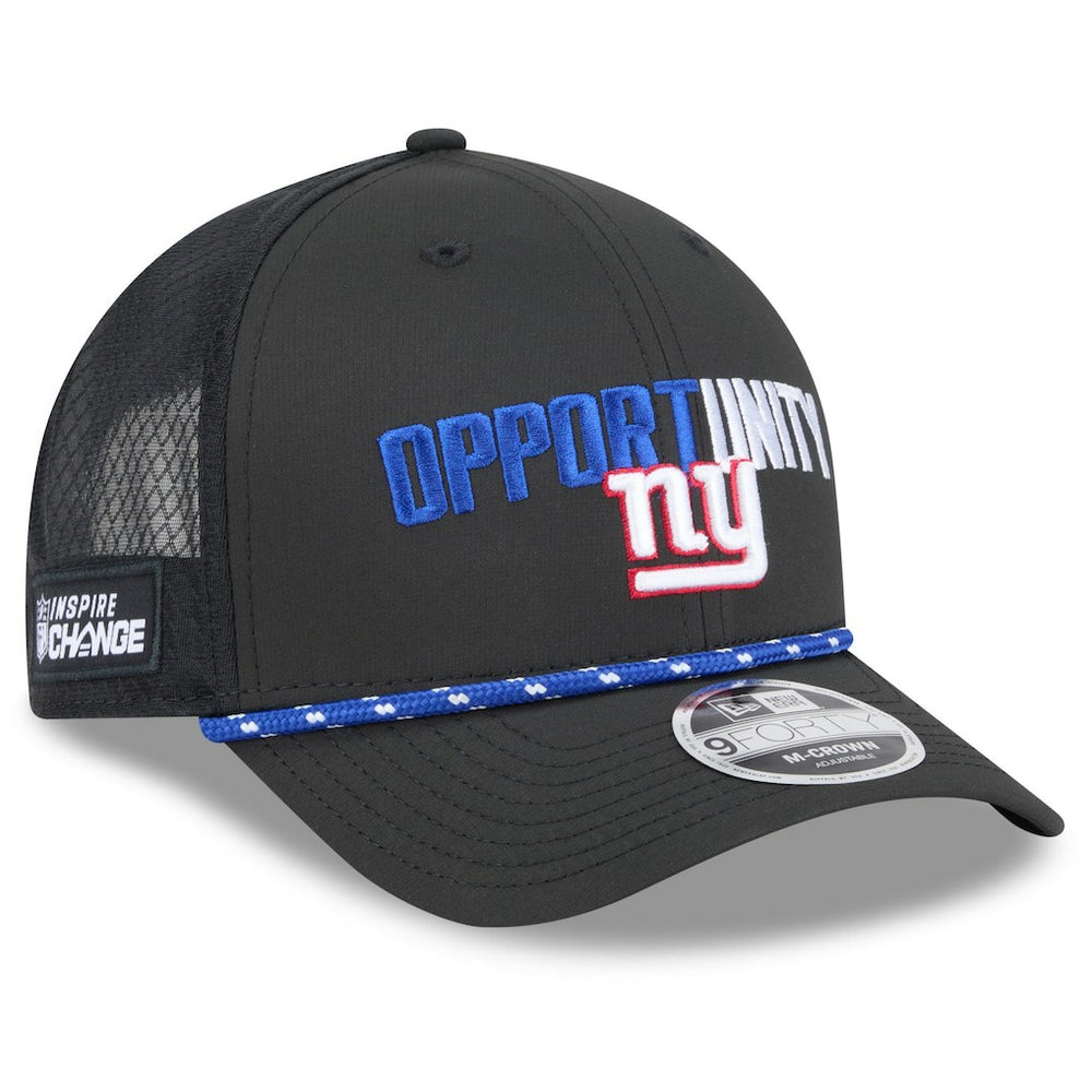 NFL New York Giants 2025 Inspire Change 9FORTY M-Crown Adjustable Hat