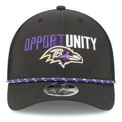 NFL Baltimore Ravens 2025 Inspire Change 9FORTY M-Crown Adjustable Hat