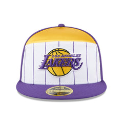 Los Angeles Lakers 2025 NBA Tip Off Split Panel 59FIFTY Fitted Hat - White/Purple | New Era sale