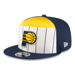Indiana Pacers 2025 NBA Tip Off Split Panel 9FIFTY Snapback Hat - White/Navy | New Era shop
