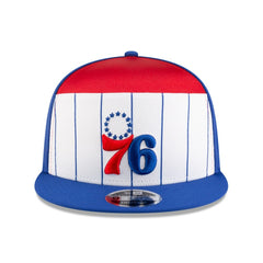 Philadelphia 76ers 2025 NBA Tip Off Split Panel 9FIFTY Snapback Hat - White/Blue | New Era on sale