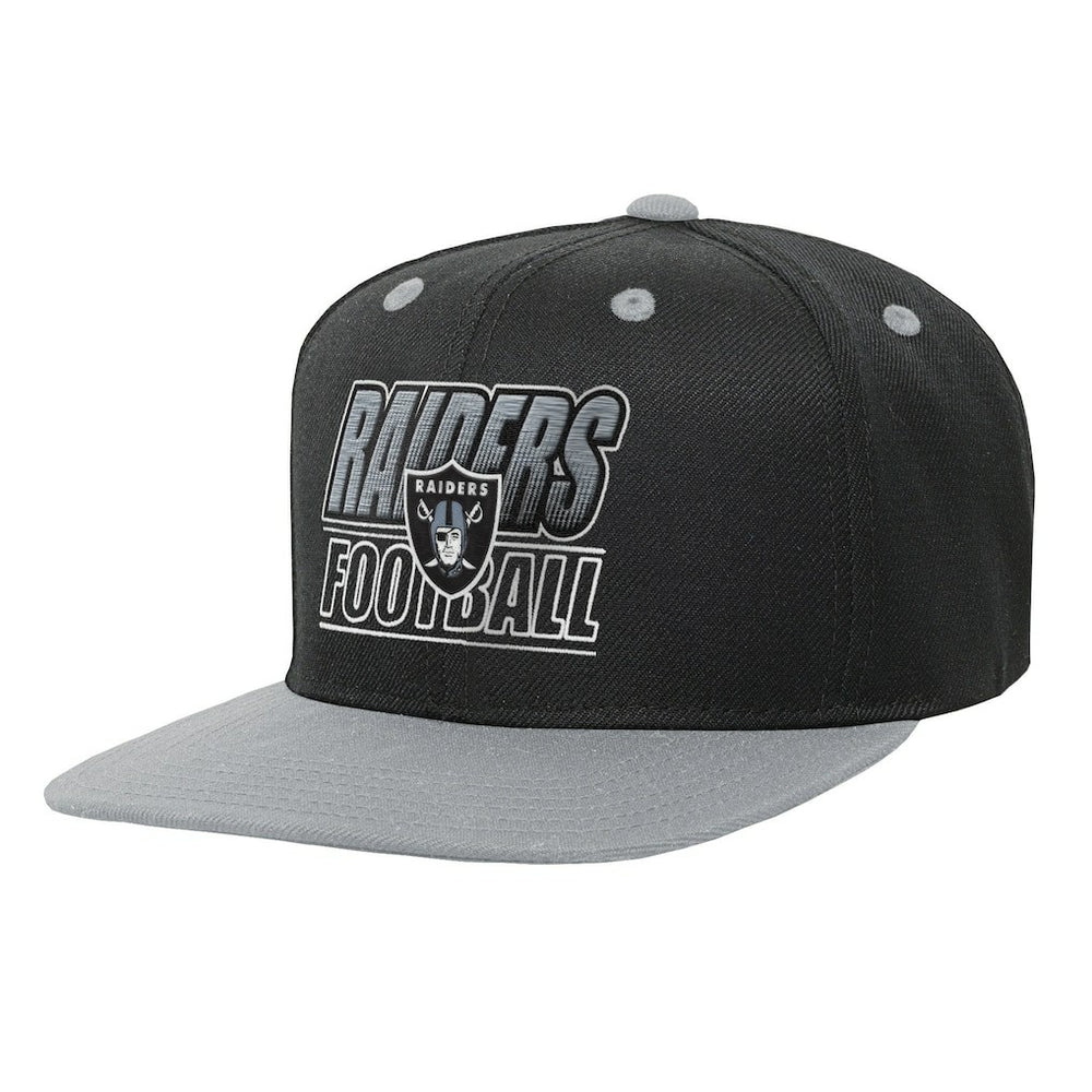 NFL Las Vegas Raiders Outerstuff Youth Team Gradient Deadstock Snapback Hat