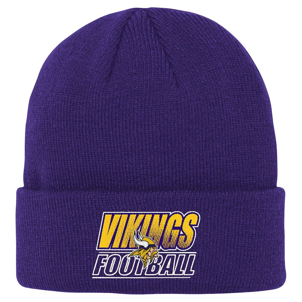 NFL Minnesota Vikings Outerstuff Youth Team Gradient Cuffed Knit Hat