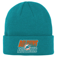 NFL Miami Dolphins Outerstuff Youth Team Gradient Cuffed Knit Hat