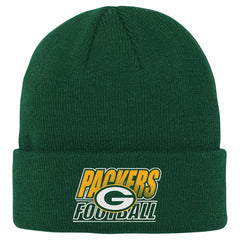 NFL Green Bay Packers Outerstuff Youth Team Gradient Cuffed Knit Hat