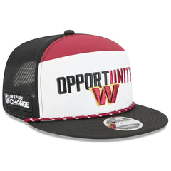 NFL Washington Commanders 2025 Inspire Change Split Panel 9FIFTY Snapback Hat