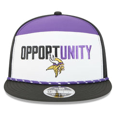 NFL Minnesota Vikings 2025 Inspire Change Split Panel 9FIFTY Snapback Hat