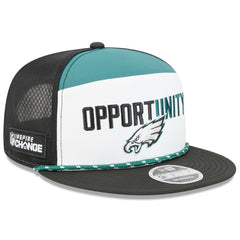 NFL Philadelphia Eagles 2025 Inspire Change Split Panel 9FIFTY Snapback Hat