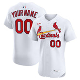 St. Louis Cardinals Home Elite Custom Jersey - White | Nike
