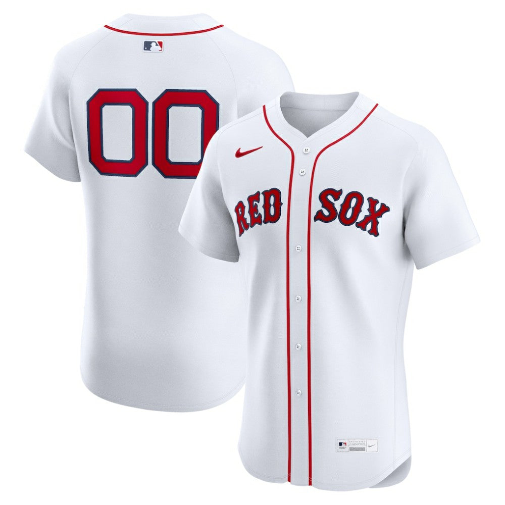 Boston Red Sox Home Elite Custom Jersey - White | Nike