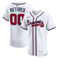 Atlanta Braves Home Elite Pick-A-Player Retired Roster Jersey - White | Nike