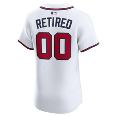 Atlanta Braves Home Elite Pick-A-Player Retired Roster Jersey - White | Nike