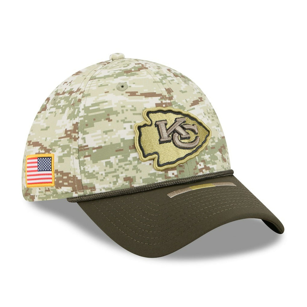 NFL Kansas City Chiefs 2025 Salute to Service 39THIRTY Flex Hat