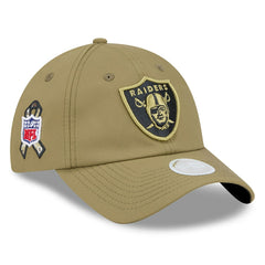 NFL Las Vegas Raiders Women's 2025 Salute to Service Pony Tail Adjustable Hat
