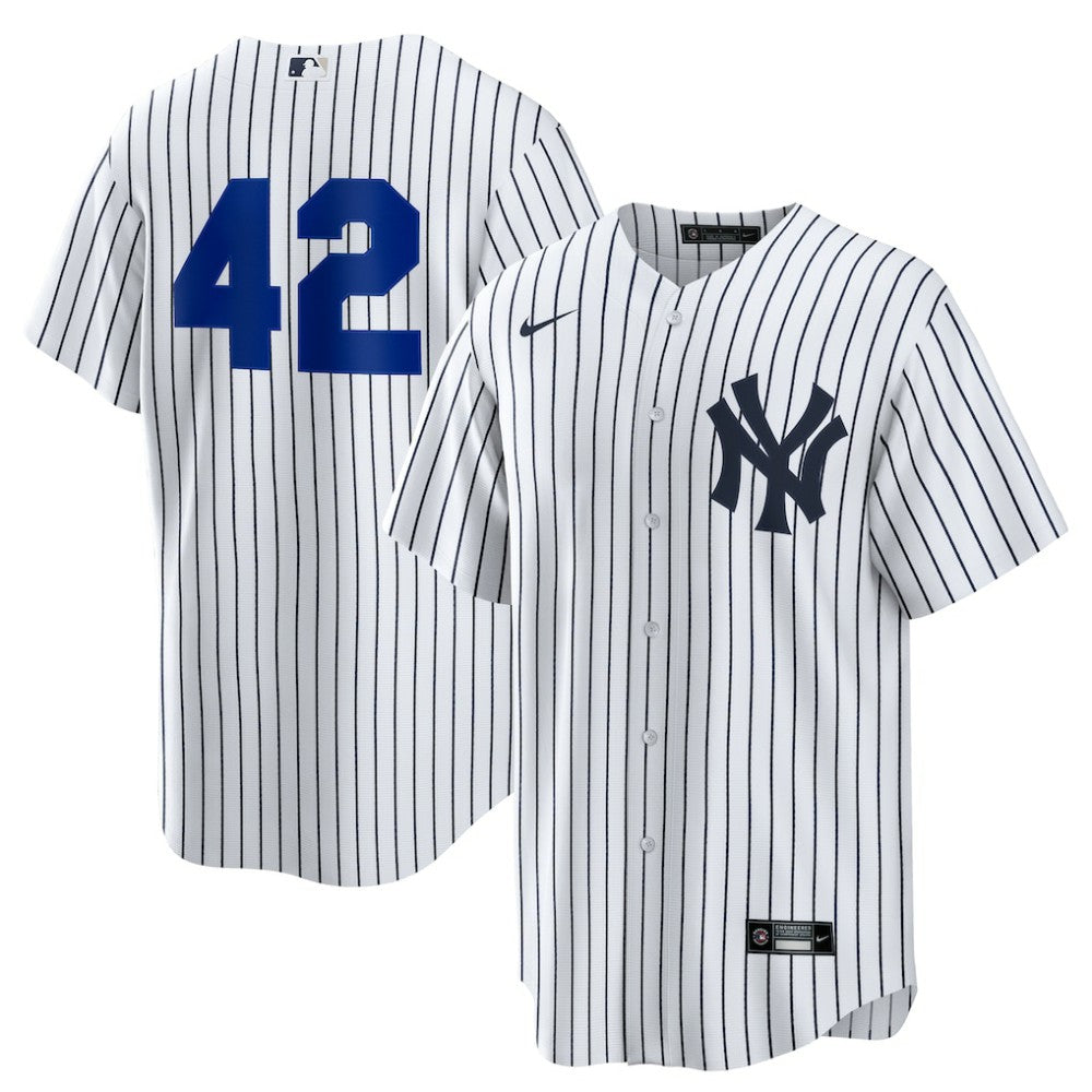 New York Yankees Home 2025 Jackie Robinson Day Replica Jersey - White | Nike
