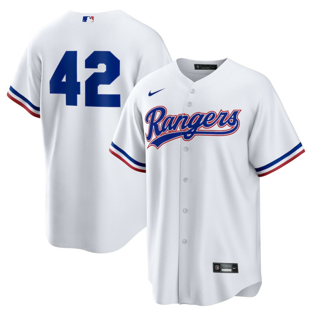 Texas Rangers Home 2025 Jackie Robinson Day Replica Jersey - White | Nike