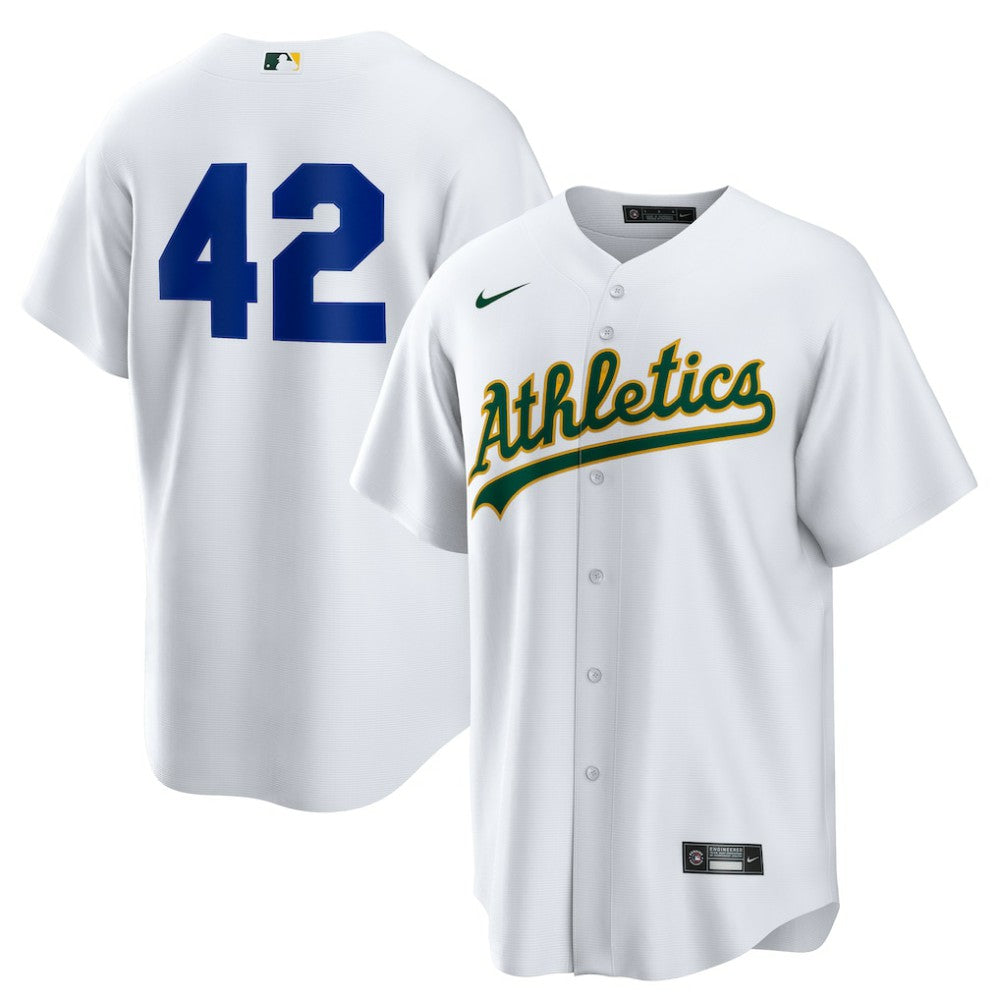 Athletics Home 2025 Jackie Robinson Day Replica Jersey - White | Nike