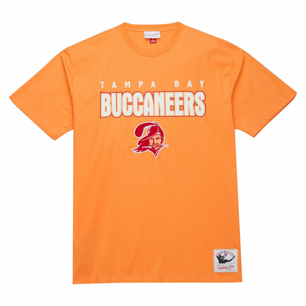 NFL Tampa Bay Buccaneers Throw It Back Premium Vintage Logo T-Shirt