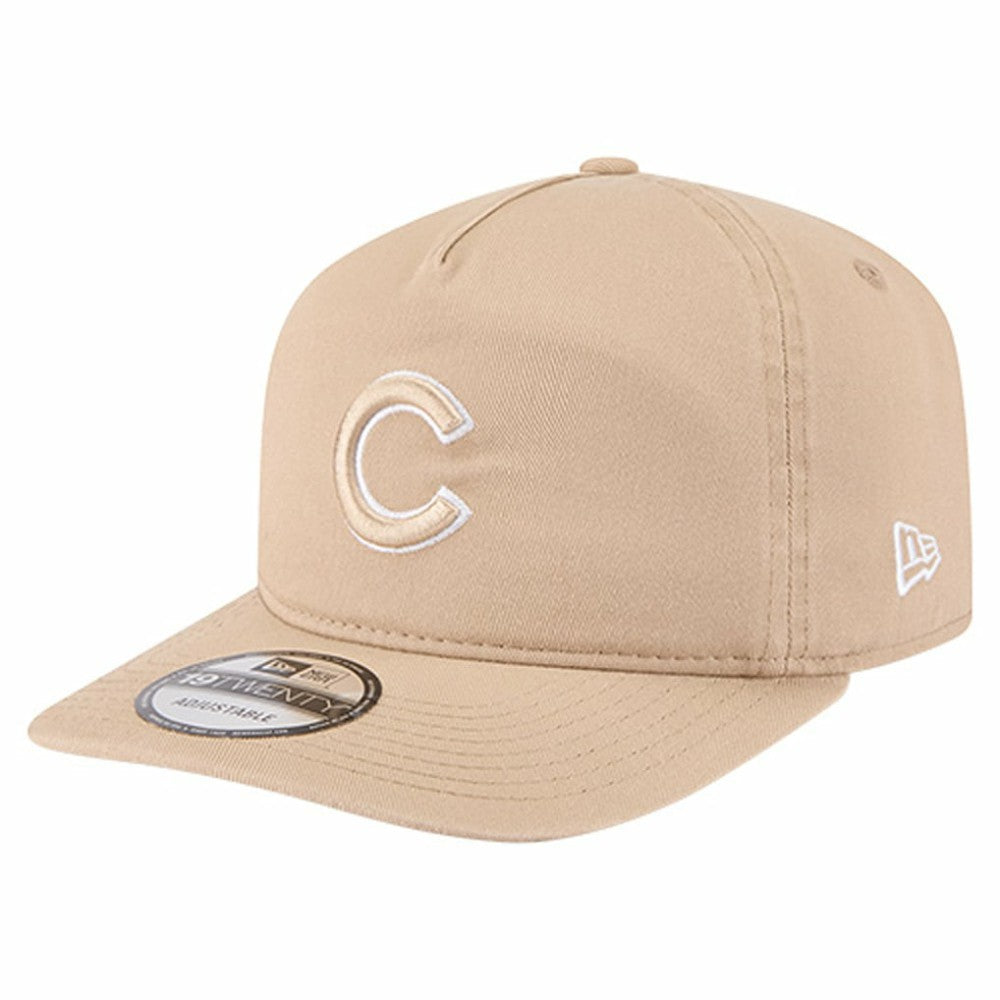 Chicago Cubs Cam 19TWENTY Adjustable Hat - Light Beige | New Era