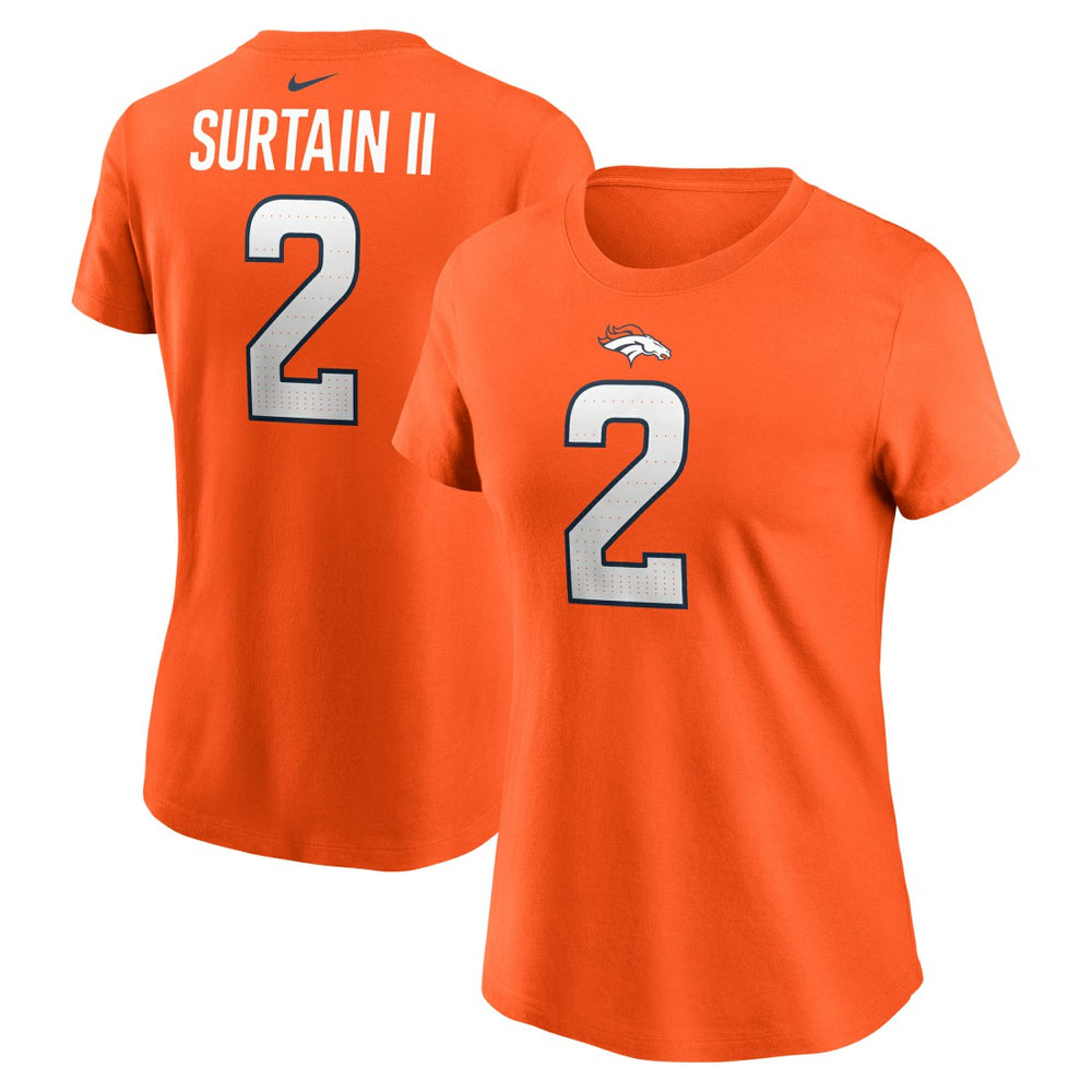 NFL Denver Broncos Patrick Surtain II Women's Player Name & Number T-Shirt