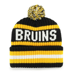 Boston Bruins '47 Bering Cuffed Knit Hat with Pom