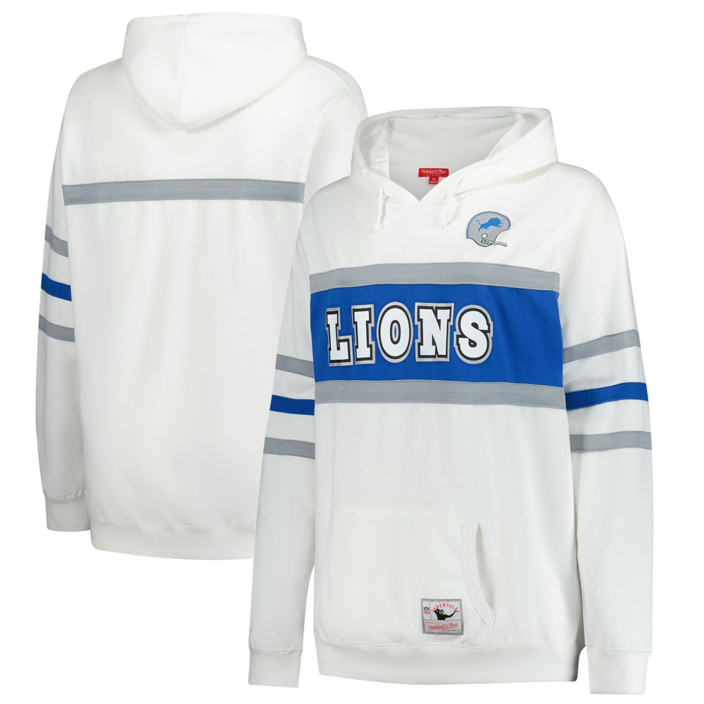 NFL Detroit Lions Women's Plus Size Head Coach Throwback Pullover Hoodie