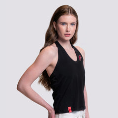 Philadelphia Phillies Lusso Women's Noelle V-Neck Tank Top - Black