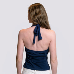 Boston Red Sox Lusso Women's Noelle V-Neck Tank Top - Navy