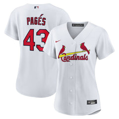 Pedro Pagés St. Louis Cardinals Women's Home Replica Jersey - White | Nike