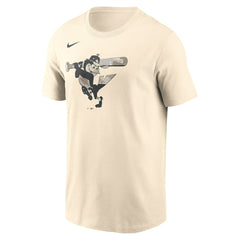 Baltimore Orioles Camo Logo T-Shirt - Cream | Nike