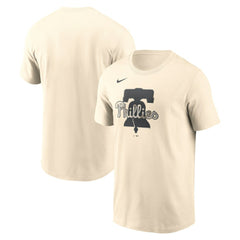 Philadelphia Phillies Camo Logo T-Shirt - Cream | Nike