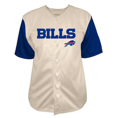 NFL Buffalo Bills Josh Allen Big & Tall Baseball Button-Up Shirt